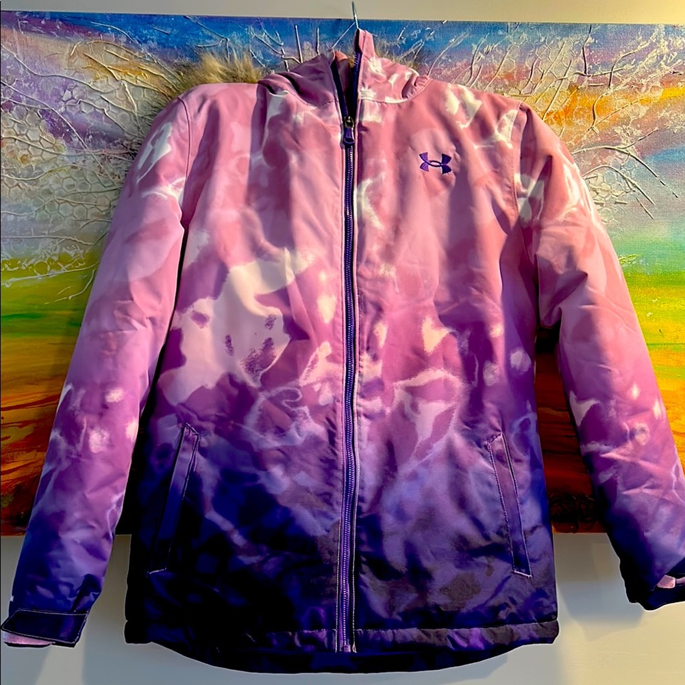 Under Armour Cold Gear Girls Laila Printed Jacket